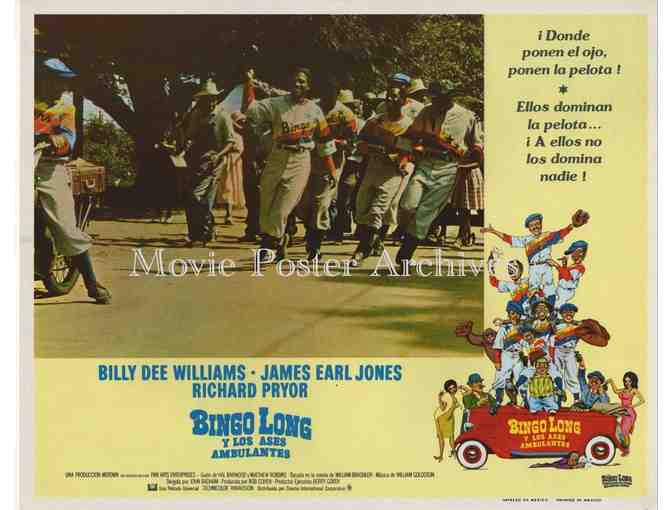 BINGO LONG, 1976, lobby card set, Billy Dee Williams, James Earl Jones, Richard Pryor
