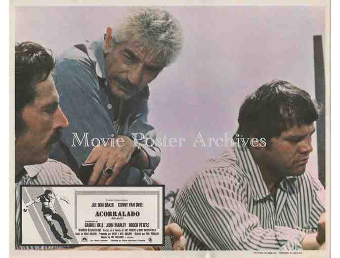 FRAMED, 1975, lobby card set, Joe Don Baker, Conny Van Dyke, Gabriel Dell, John Marley