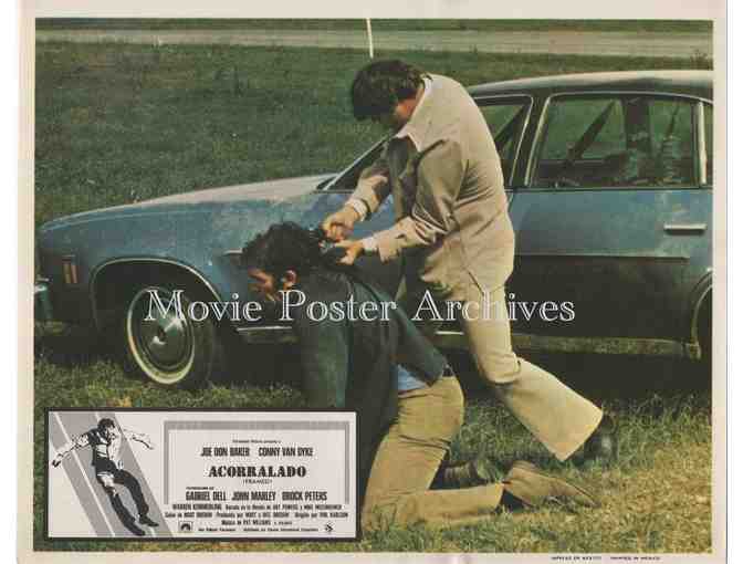 FRAMED, 1975, lobby card set, Joe Don Baker, Conny Van Dyke, Gabriel Dell, John Marley