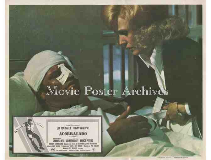FRAMED, 1975, lobby card set, Joe Don Baker, Conny Van Dyke, Gabriel Dell, John Marley