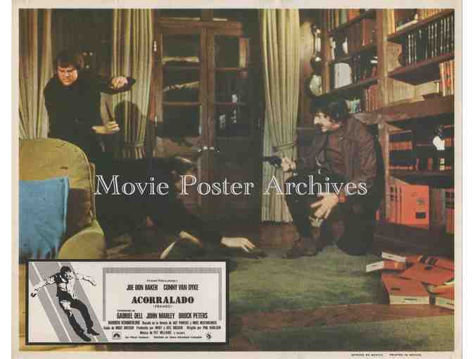 FRAMED, 1975, lobby card set, Joe Don Baker, Conny Van Dyke, Gabriel Dell, John Marley