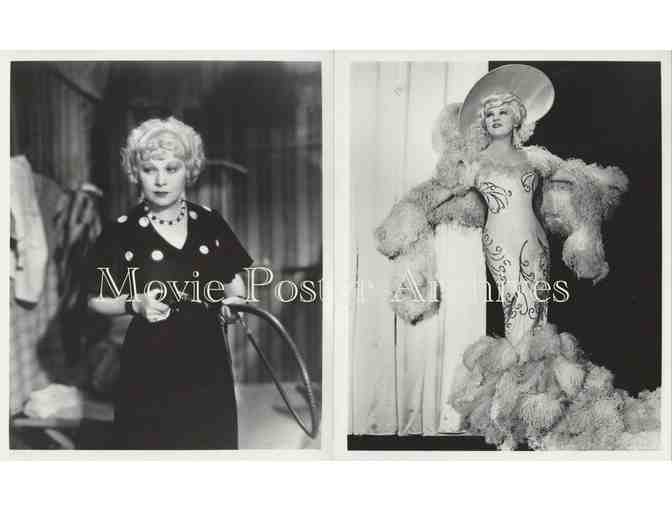 MAE WEST, group of 10 8x10 classic celebrity portraits and photos