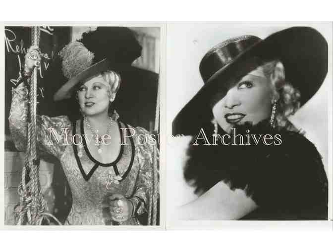 MAE WEST, group of 10 8x10 classic celebrity portraits and photos