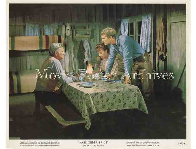 MAIL-ORDER BRIDE, 1964 8x10 MLC set, Buddy Ebsen, Lois Nettleton, Barbara Luna.