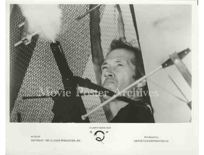 Q, 1982 8X10 still set of 6, David Carradine, Richard Roundtree, James Dixon,