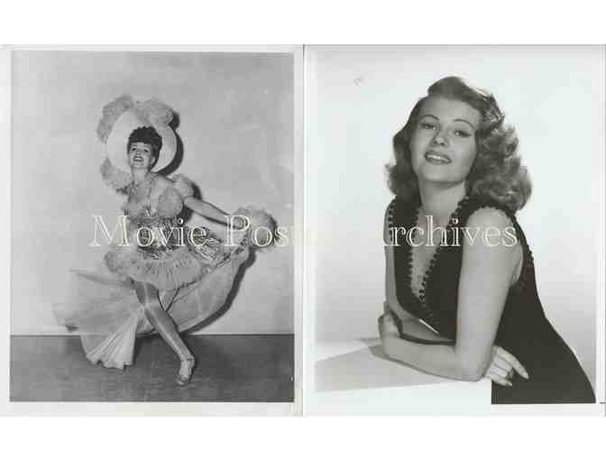 RITA HAYWORTH, group of 10 8x10 classic celebrity portraits and photos