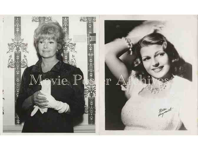 RITA HAYWORTH, group of 10 8x10 classic celebrity portraits and photos