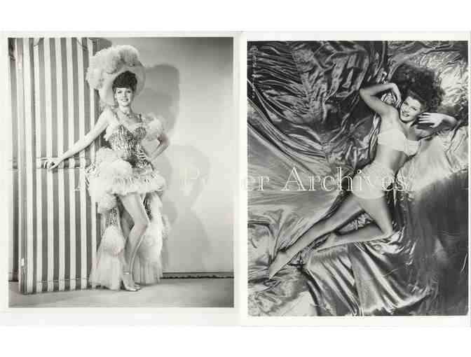 RITA HAYWORTH, group of 10 8x10 classic celebrity portraits and photos