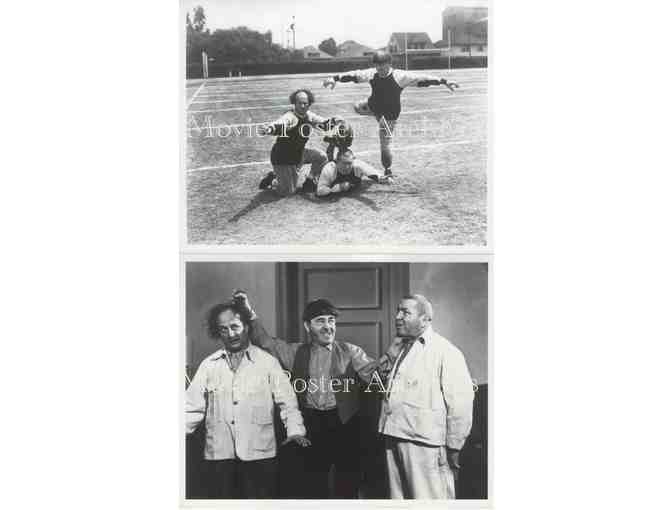 THREE STOOGES, 10 CLASSIC PHOTOS, Curly Howard, Mo Howard, Shemp Howard, Larry Fine.