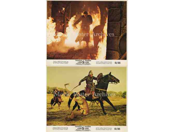 WAR LORD, 1965 8x10 MLC set, Charlton Heston, Richard Boone, James Farentino.