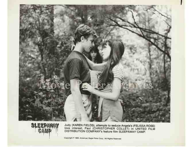 SLEEPAWAY CAMP, 1983 8x10 still set of 5, Jonathan Tiersten, Felissa Rose, Mike Kellin.