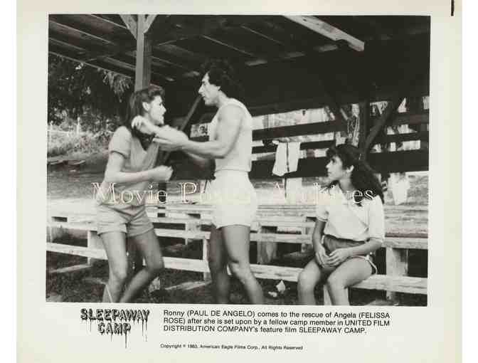 SLEEPAWAY CAMP, 1983 8x10 still set of 5, Jonathan Tiersten, Felissa Rose, Mike Kellin.