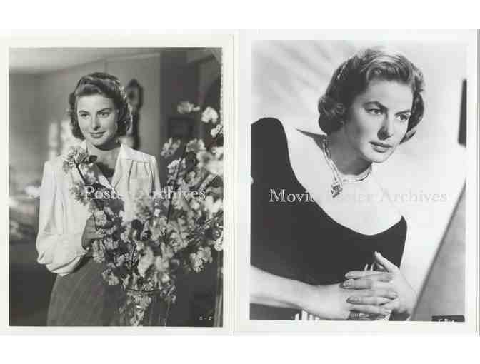 INGRID BERGMAN, group of 8x10 classic celebrity portraits and photos