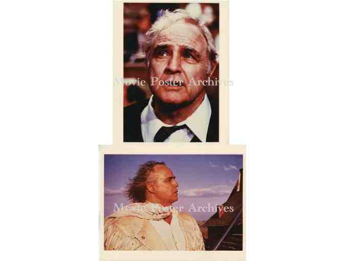 MARLON BRANDO, group of 8x10 color celebrity portraits and photos