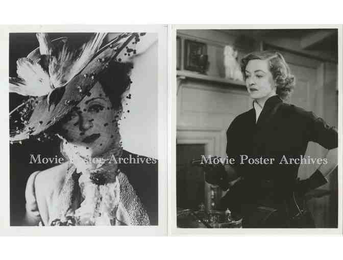 BETTE DAVIS, group of 8x10 classic celebrity portraits and photos