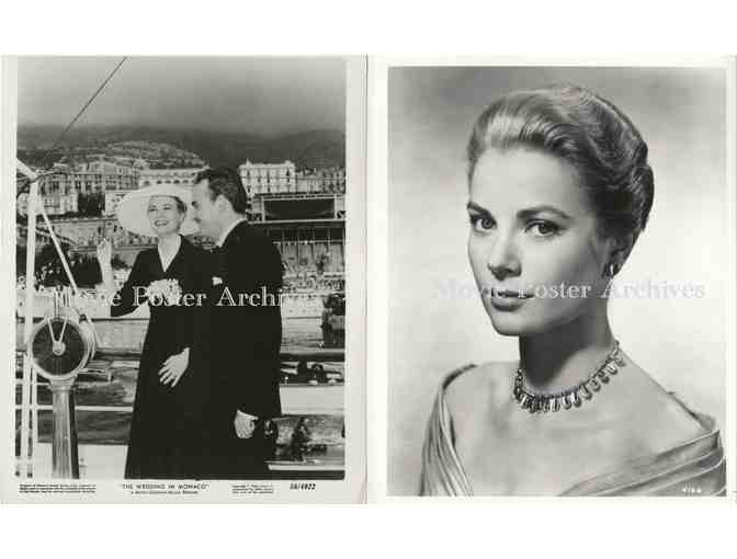 GRACE KELLY, group of 8x10 classic celebrity portraits and photos