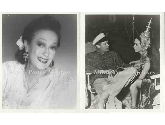 DOROTHY LAMOUR, group of 8x10 classic celebrity portraits and photos