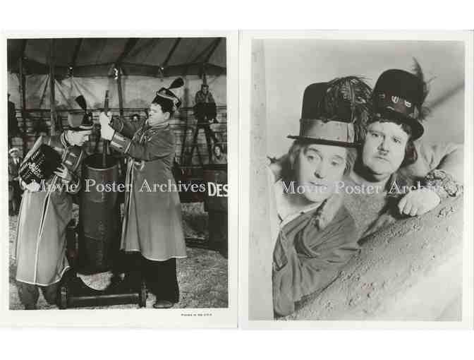 LAUREL AND HARDY, group of 8x10 classic celebrity portraits and photos