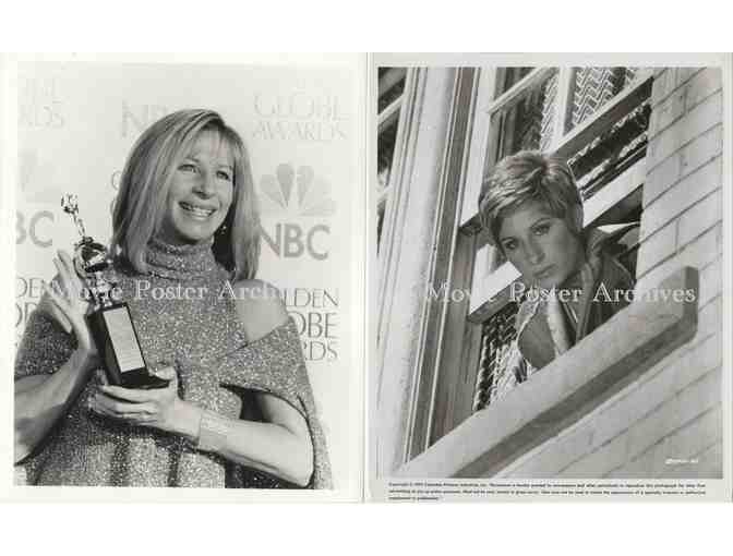 BARBRA STREISAND, group of 8x10 classic celebrity portraits and photos