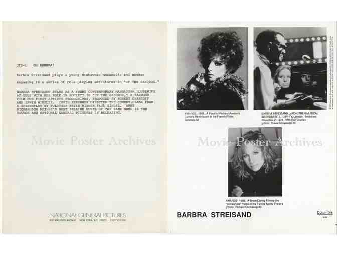 BARBRA STREISAND, group of 8x10 classic celebrity portraits and photos