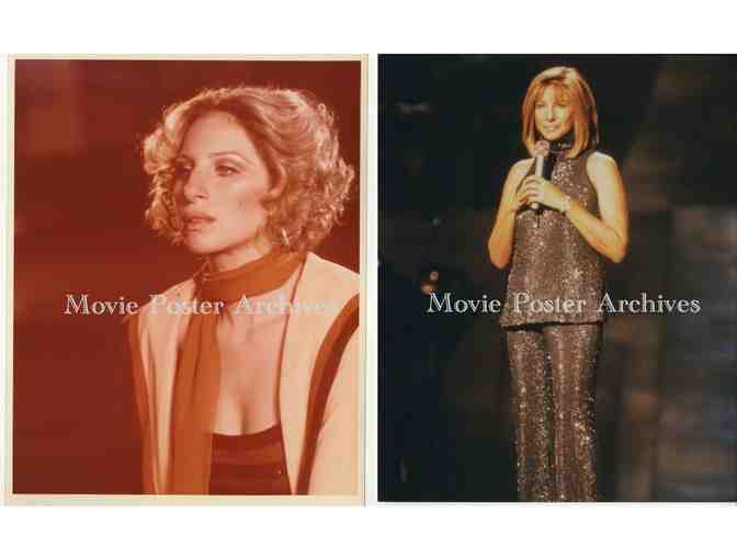 BARBRA STREISAND, group of 8x10 color celebrity portraits and photos