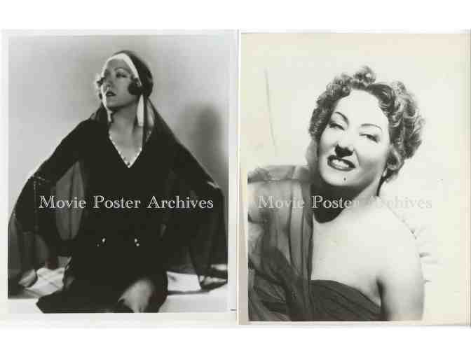 GLORIA SWANSON, group of 8x10 classic celebrity portraits and photos