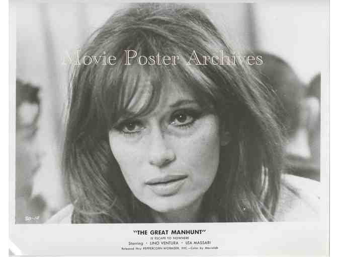 GREAT MANHUNT 1974 8x10 still set of 12, Lino Ventura, Lea Massari
