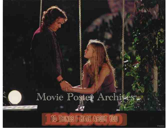 10 THINGS I HATE ABOUT YOU 1999 11x14 LC set, Julia Stiles, Heath Ledger, Joseph Gordon-Le