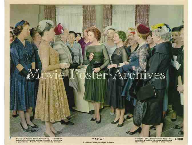 ADA, 1961 8x10 MLC set, Susan Hayward, Dean Martin, Ralph Meeker Martin Balsam.