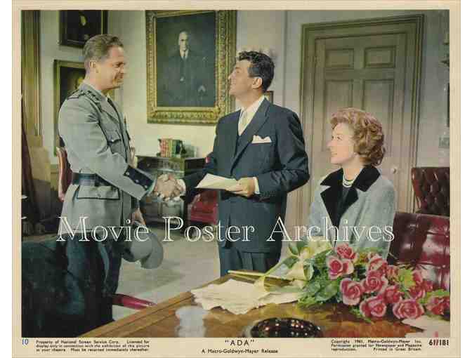 ADA, 1961 8x10 MLC set, Susan Hayward, Dean Martin, Ralph Meeker Martin Balsam.
