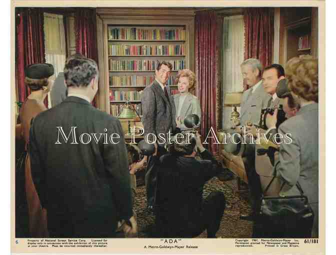 ADA, 1961 8x10 MLC set, Susan Hayward, Dean Martin, Ralph Meeker Martin Balsam.