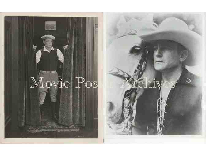 BUCK JONES, group of 10 8x10 classic celebrity portraits and photos