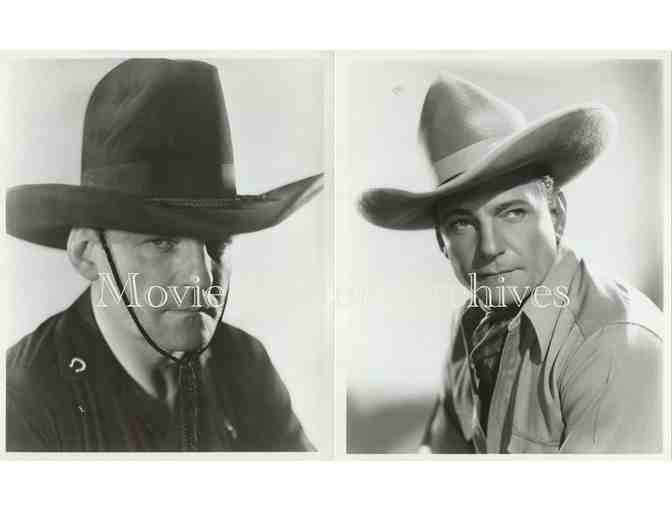 BUCK JONES, group of 10 8x10 classic celebrity portraits and photos