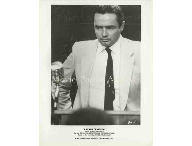 FLASH OF GREEN, A 1985 8x10 still set, Ed Harris, Blair Brown, Richard Jordan,