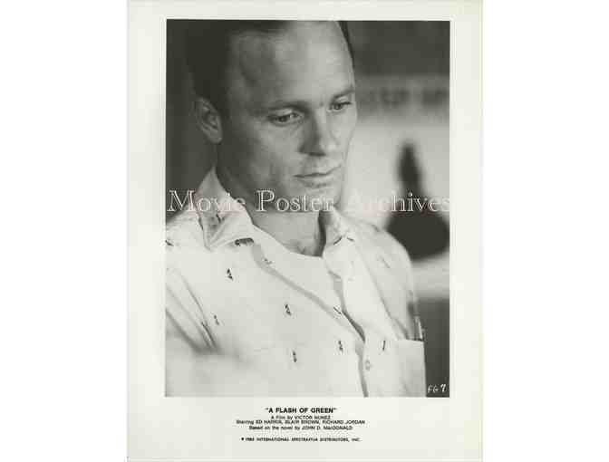 FLASH OF GREEN, A 1985 8x10 still set, Ed Harris, Blair Brown, Richard Jordan,