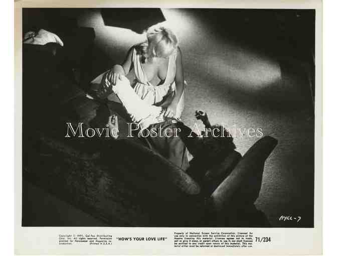 HOW'S YOUR LOVE LIFE?, 1971 8x10 still set, X-rated film John Agar, Leslie Brooks.