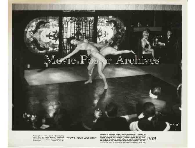 HOW'S YOUR LOVE LIFE?, 1971 8x10 still set, X-rated film John Agar, Leslie Brooks.