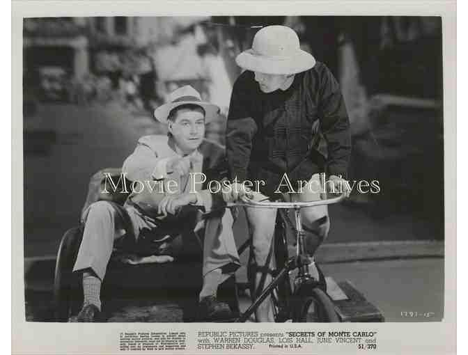 SECRETS OF MONTE CARLO 1951 8x10 still set, Warren Douglas, Lois Hall, June Vincent.