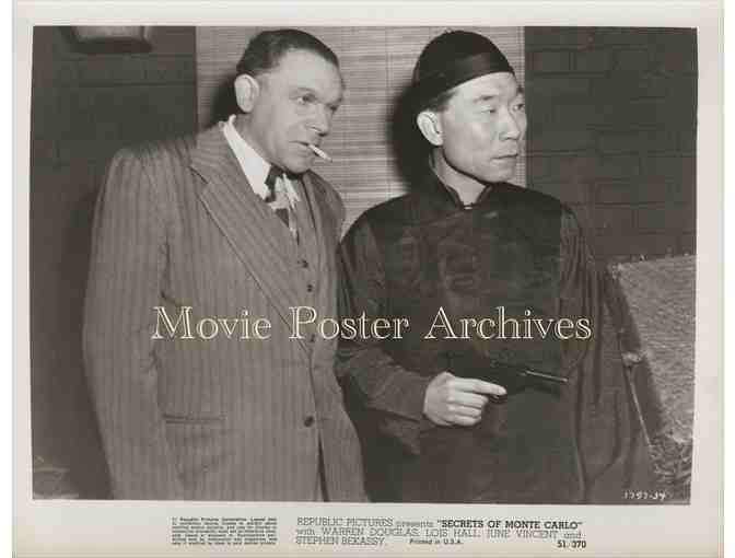 SECRETS OF MONTE CARLO 1951 8x10 still set, Warren Douglas, Lois Hall, June Vincent.