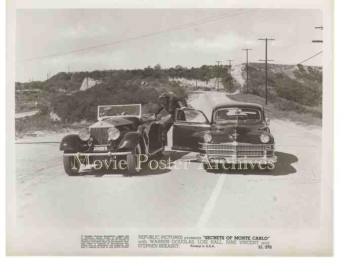 SECRETS OF MONTE CARLO 1951 8x10 still set, Warren Douglas, Lois Hall, June Vincent.