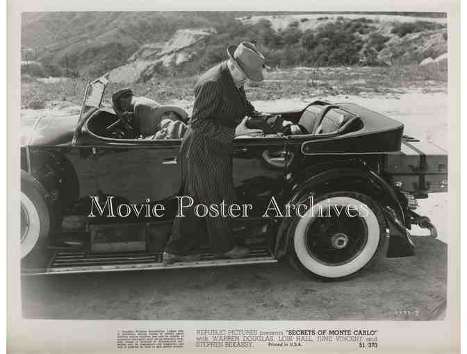 SECRETS OF MONTE CARLO 1951 8x10 still set, Warren Douglas, Lois Hall, June Vincent.