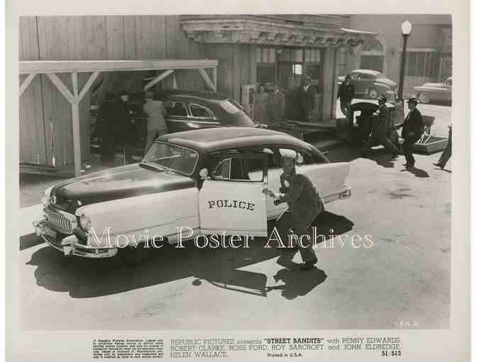 STREET BANDITS 1951 8x10 presskit stills, Penny Edwards, Robert Clare and Roy Barcroft.