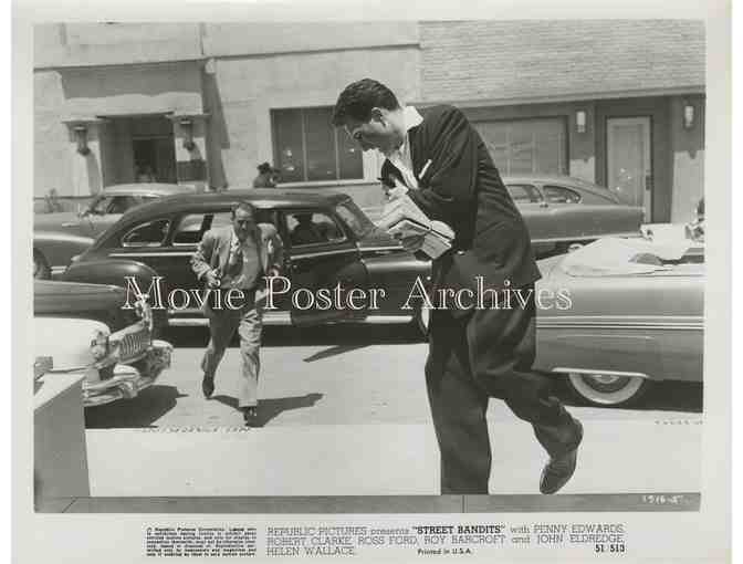 STREET BANDITS 1951 8x10 presskit stills, Penny Edwards, Robert Clare and Roy Barcroft.