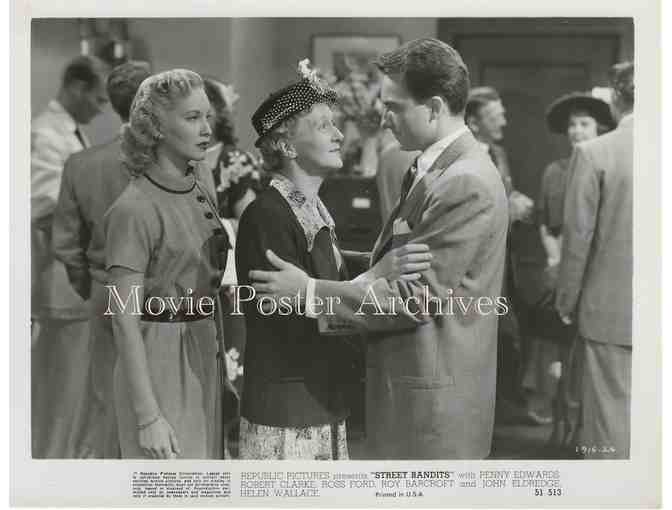 STREET BANDITS 1951 8x10 presskit stills, Penny Edwards, Robert Clare and Roy Barcroft.