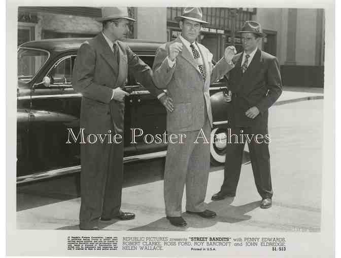 STREET BANDITS 1951 8x10 presskit stills, Penny Edwards, Robert Clare and Roy Barcroft.