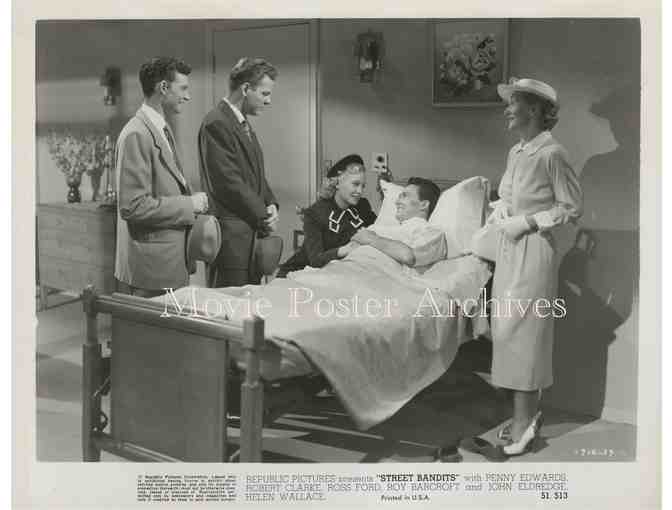 STREET BANDITS 1951 8x10 presskit stills, Penny Edwards, Robert Clare and Roy Barcroft.