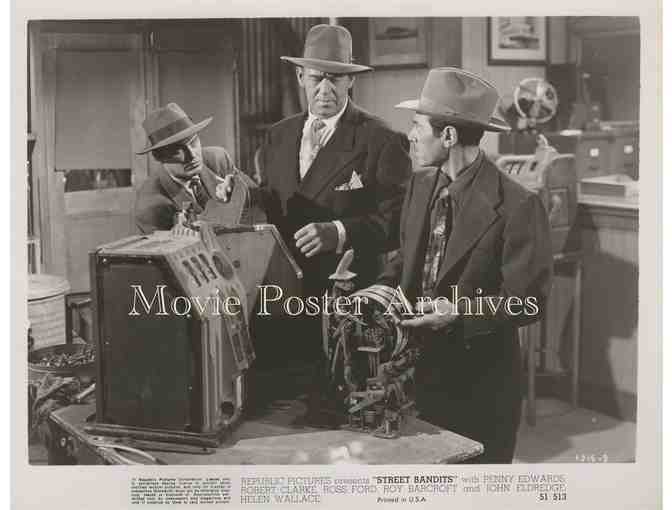 STREET BANDITS 1951 8x10 presskit stills, Penny Edwards, Robert Clare and Roy Barcroft.