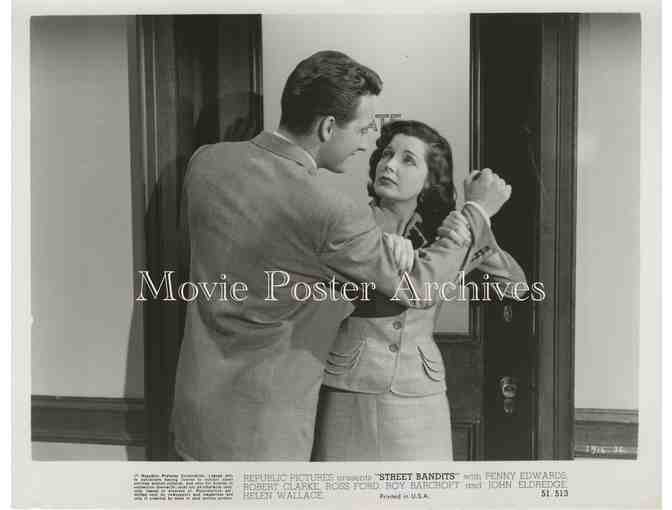 STREET BANDITS 1951 8x10 presskit stills, Penny Edwards, Robert Clare and Roy Barcroft.