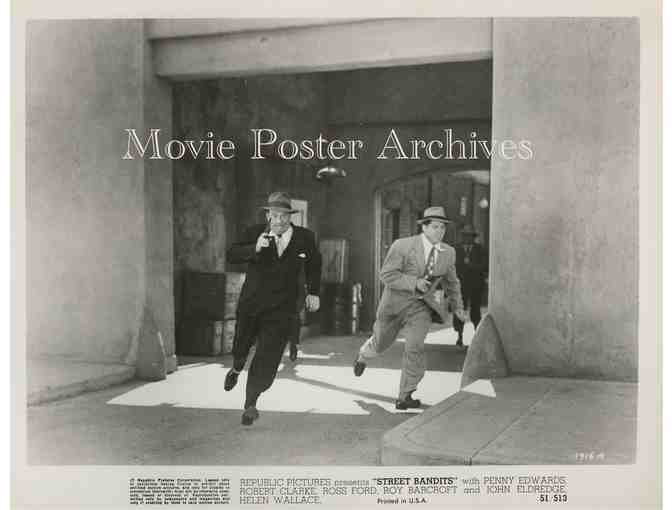 STREET BANDITS 1951 8x10 presskit stills, Penny Edwards, Robert Clare and Roy Barcroft.