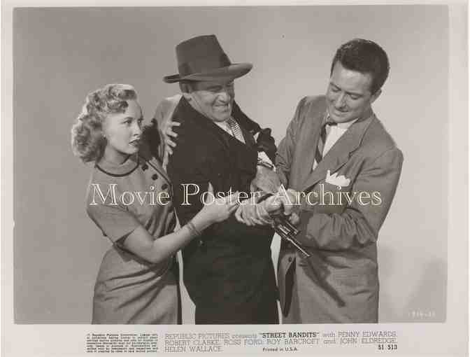 STREET BANDITS 1951 8x10 presskit stills, Penny Edwards, Robert Clare and Roy Barcroft.